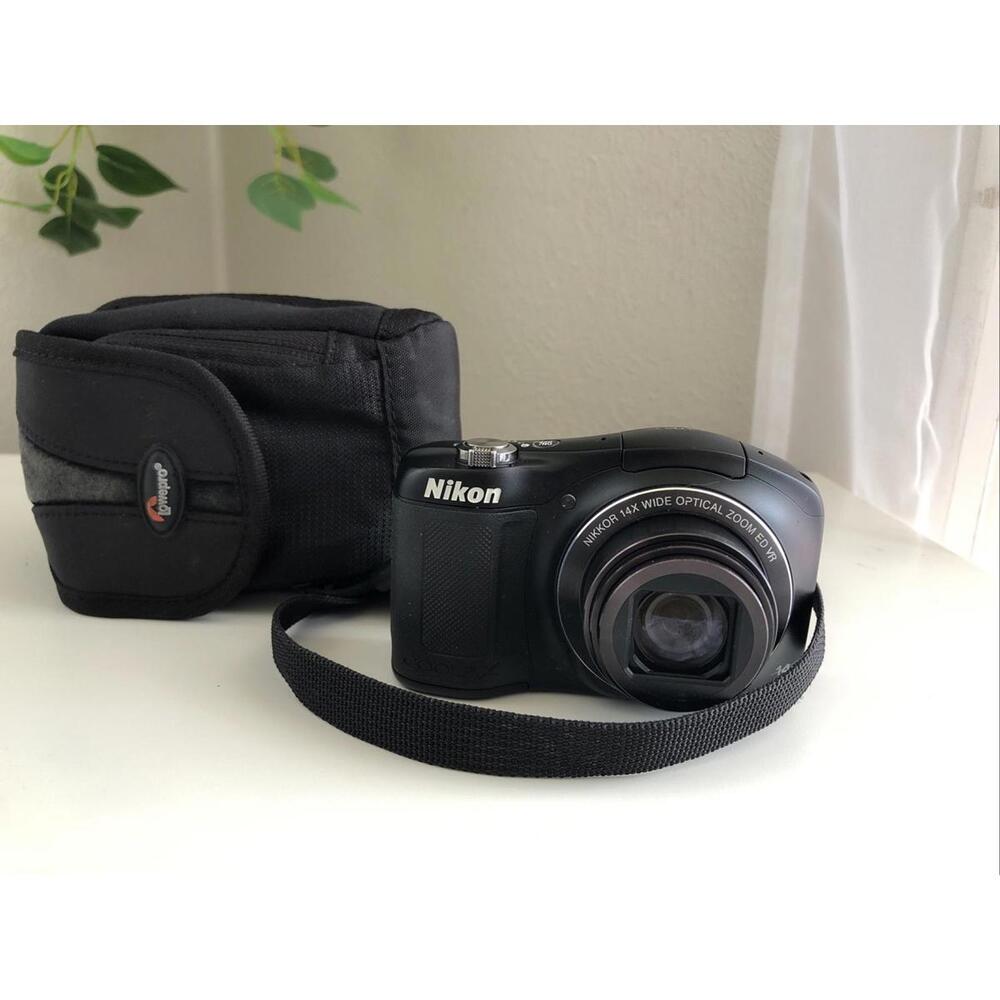 Nikon COOLPIX L620 18.1 MP 14x Wide Optical Zoom DIGITAL LCD Camera Tested Black - Picture 7 of 8